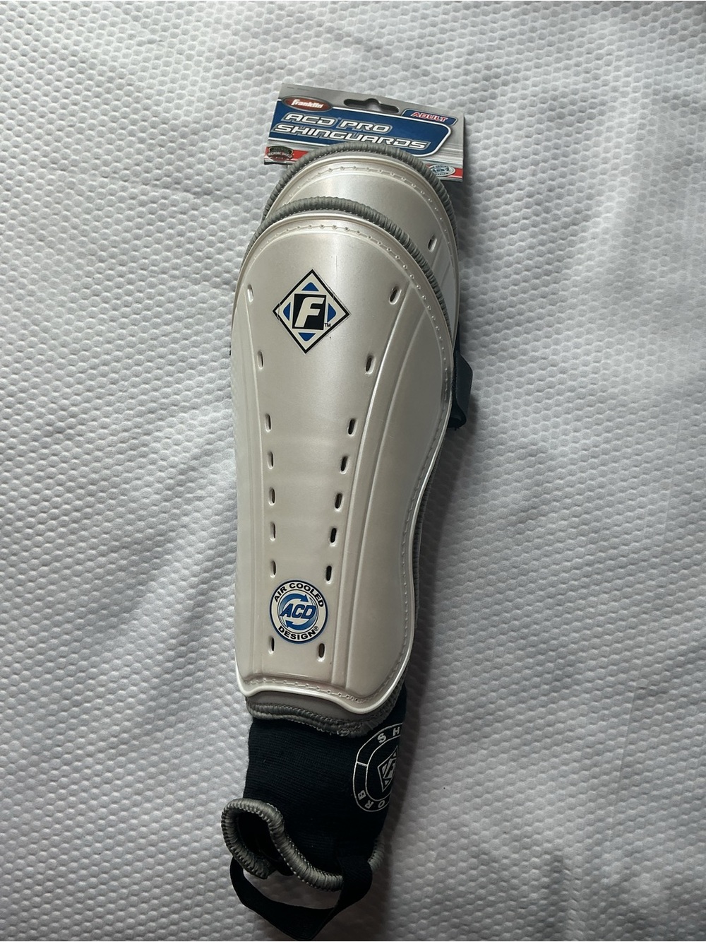 ACD Pro Shinguards - Adult - White and Gray